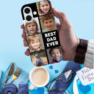 カスタム6-Photoコラージュ「最高のパパEver」 iPhone 16ケース