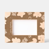 カスタム6" x 4"横長、FrameStyle：ナチュラル レーザー彫刻フレーム (正面)