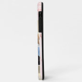 カスタム7フォトコラージュonピンク大理石 Case-Mate iPhoneケース (裏面/左)