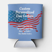 カスタム7月パーソナライズされた4日ビールクーラーボックス 缶クーラー (正面)