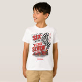 カスタム7歳の誕生日 ピットクルーのTシャツ カーズTシャツ Tシャツ (正面フル)