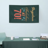 カスタム70th誕生日ファブラス 横断幕 (トレードショー)