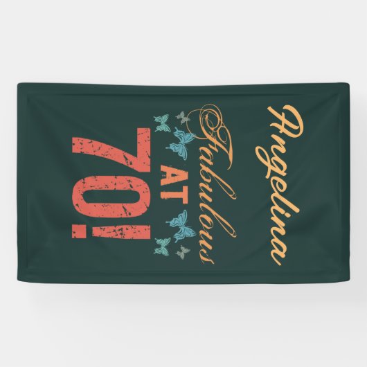 カスタム70th誕生日ファブラス 横断幕 (横)