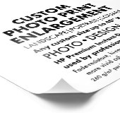 カスタム7"x5"横長写真の拡大プリント フォトプリント            (角)