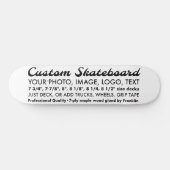 カスタム8パーソナライズされた.125インチスケートボードデッキ スケートボード (横)