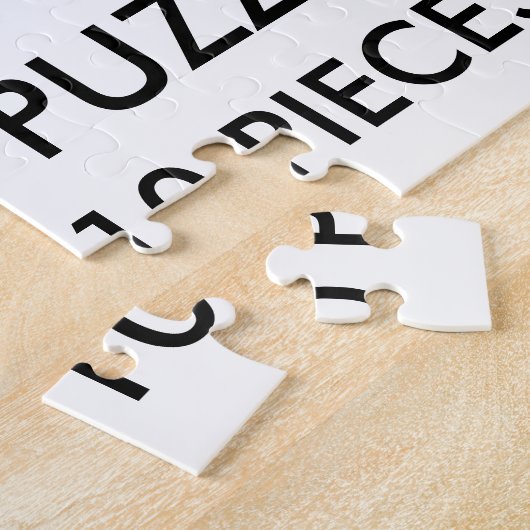 カスタム8パーソナライズされた"x10"ジグソーパズル110 Pc. ジグソーパズル (側面)