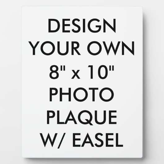 カスタム8パーソナライズされた" x 10インチフォトプラーク フォトプラーク (正面)