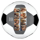 カスタム8フォトコラージュと角写真 サッカーボール (回転)