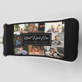 カスタム8フォトコラージュ最高のパパEver ゴルフヘッドカバー