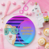 カスタム80のレトロギニアピッグズスローバック ペーパープレート (パーティー)