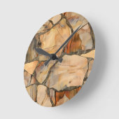 カスタム8"円形アクリル製壁時計 ラウンド壁時計 (傾斜)