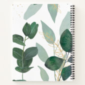 カスタム8.5インチx 11インチスパイラルノートブック ノートブック (裏面)