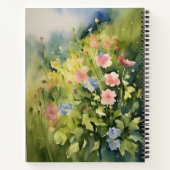 カスタム8.5インチx 11インチスパイラルノートブック ノートブック (裏面)