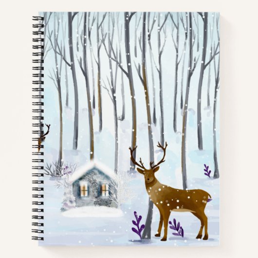 カスタム8.5インチx 11インチスパイラルノートブック ノートブック (正面)