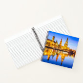 カスタム8.5インチx 8.5インチSpiral Notebook Dresden ノートブック (内部)