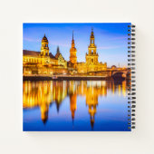 カスタム8.5インチx 8.5インチSpiral Notebook Dresden ノートブック (裏面)