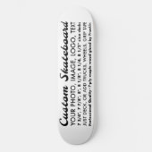 カスタム8.5パーソナライズされたインチSkateboardデッキ スケートボード (正面)