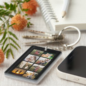 カスタム8 Photo Collage キーホルダー (正面右)