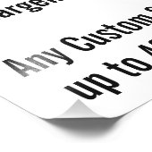 カスタム8"x10"写真40"x40"まで拡大 フォトプリント            (角)