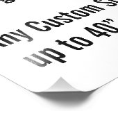 カスタム8"x12"写真40"x40"まで拡大 フォトプリント            (角)