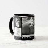 カスタム9のInstagramの写真のコラージュ マグカップ (正面左)