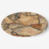 カスタム9インチラウンドスポーツパーティープレート ペーパープレート (アングル)