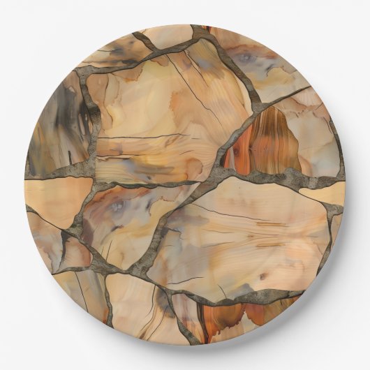 カスタム9インチラウンドスポーツパーティープレート ペーパープレート (正面)