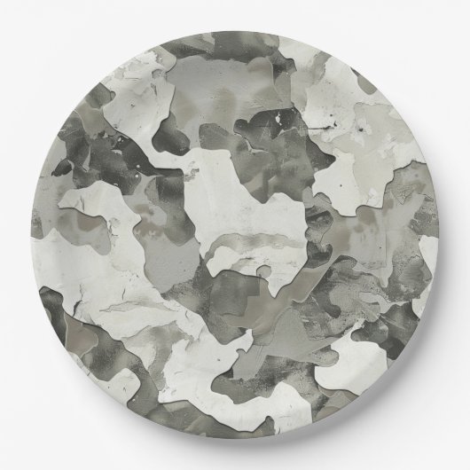 カスタム9インチラウンドホリデーディナープレート ペーパープレート (正面)