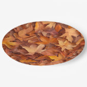 カスタム9インチラウンド感謝祭プレート ペーパープレート (アングル)