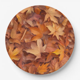 カスタム9インチラウンド感謝祭プレート ペーパープレート