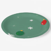 カスタム9インチ丸い赤ちゃんシャワープレート ペーパープレート (アングル)