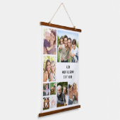 カスタム9フォトコラージュ 吊り下げ型タペストリー (傾斜あり)