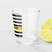 カスタム911 Dispatcher USAフラグシン金ゴールドライン ショットグラス (右)