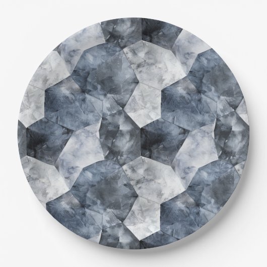 カスタム9"ラウンドディナー紙プレート ペーパープレート (正面)