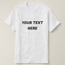 カスタム あなたのテキストを追加 Tシャツ