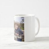 カスタム.あなたの写真と文字。 コーヒーマグカップ (正面右)