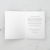 カスタム いたずらっ子 いい子 クリスマス 赤 白 ストライプ シーズンカード (内部)