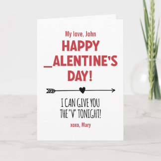 カスタム　いたずら　今夜は矢をプレゼント　面白いね カード