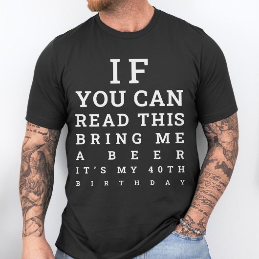 カスタム おもしろい 40歳の誕生日 40歳になる 飲酒 Tシャツ