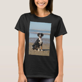 カスタム、おもしろ犬の写真とテキストを追加 Tシャツ