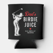 カスタム おもしろ Dad's Birdie Juice ゴルフ 缶クーラー (正面)