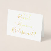 カスタム |お前は俺の花嫁のメイドか？フォイル実在カード 箔カード (正面)