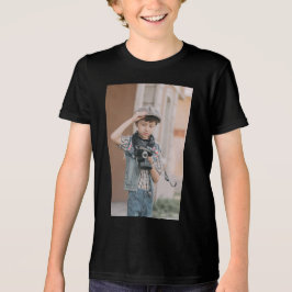 カスタム、お子様の写真を追加  トライブレンドＴシャツ