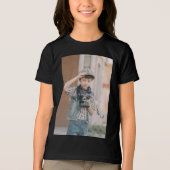 カスタム、お子様の写真を追加  トライブレンドＴシャツ (正面)