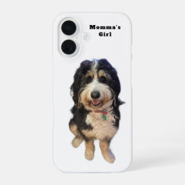 カスタム「お母さんの娘」犬iPhone 16ケース iPhone 16ケース