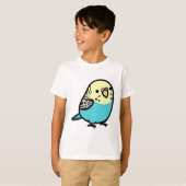 カスタム にじ 太ったセキセイインコ Tシャツ (正面フル)