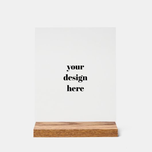 カスタム アクリルサイン (正面)