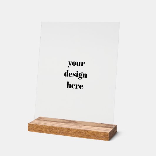 カスタム アクリルサイン (傾斜)