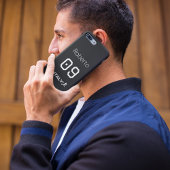 カスタム イタリア代表 サッカー プロフェッショナル モノクロ iPhoneケース