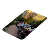 カスタム イブニング グロー アーバン フレキシブル フォト マグネット (左側)